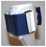 Pictured an anterior strap fitted with a d-ring