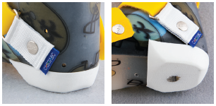 Pictured heel stabilization