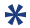 Icon of a blue asterisk