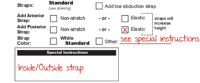 How to order the inside out strap